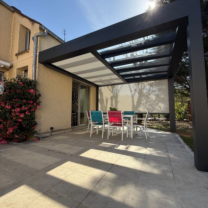 Visuel Pergola avec toit fixe
