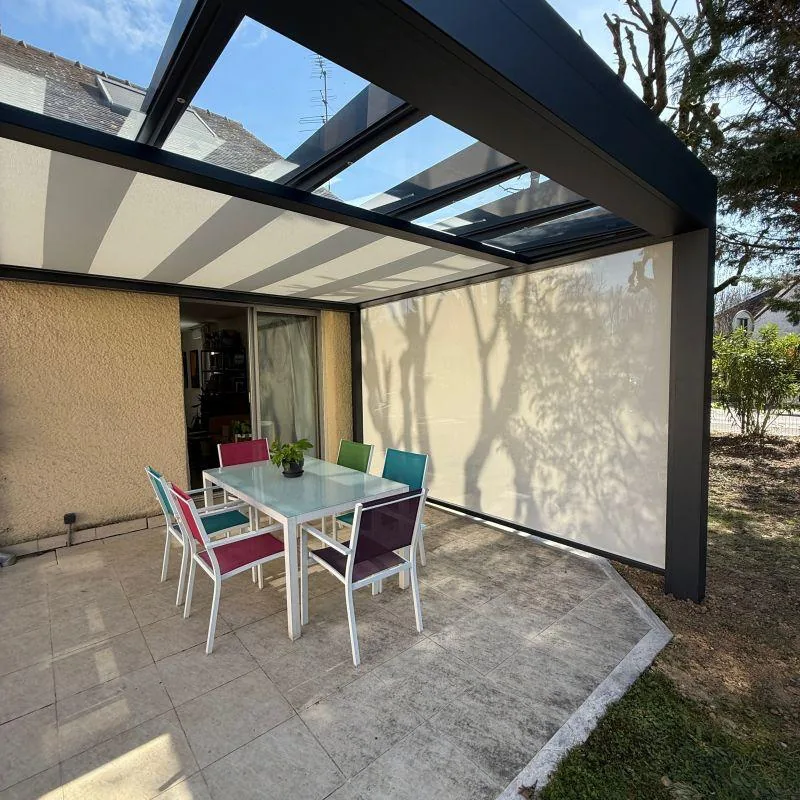 Installation d’une Pergola Brustor B800 à Toit en Verre à Saint-Prix — photo 4